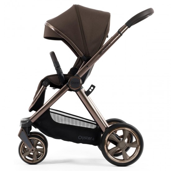 Babystyle Oyster 4 Pushchair + Carrycot, Chocolate Velvet Babystyle Oyster 4 Pushchair + Carrycot, Chocolate Velvet