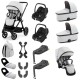 Babystyle Oyster 4 Twin Cabriofix i-Size Travel System Bundle, Jubilee Babystyle Oyster 4 Twin Cabriofix i-Size Travel System Bundle, Jubilee