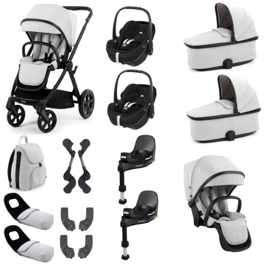 Babystyle Oyster 4 Twin Pebble 360 Pro Travel System Bundle, Jubilee Babystyle Oyster 4 Twin Pebble 360 Pro Travel System Bundle, Jubilee