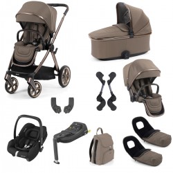 Babystyle Oyster 4 Tandem Cabriofix i-Size Travel System Bundle, Mink