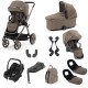 Babystyle Oyster 4 Tandem Cabriofix i-Size Travel System Bundle, Mink Babystyle Oyster 4 Tandem Cabriofix i-Size Travel System Bundle, Mink