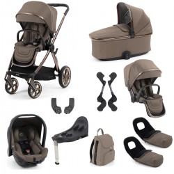Babystyle Oyster 4 Tandem Travel System Bundle, Mink
