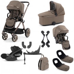 Babystyle Oyster 4 Tandem Cloud T Travel System Bundle, Mink
