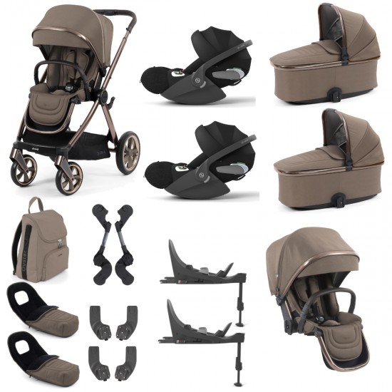 Babystyle Oyster 4 Twin Cloud T Travel System Bundle, Mink Babystyle Oyster 4 Twin Cloud T Travel System Bundle, Mink