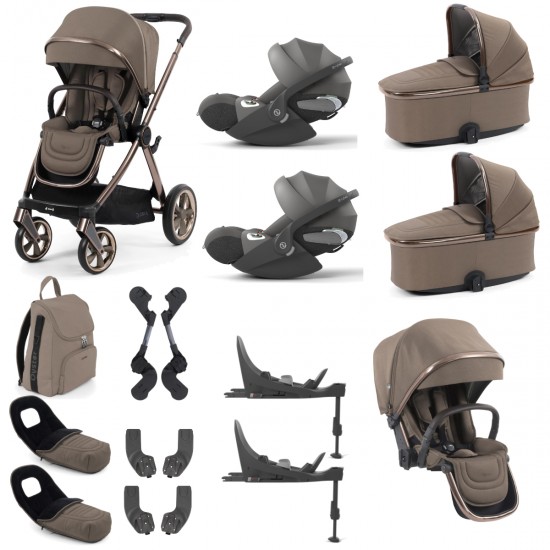 Babystyle Oyster 4 Twin Cloud T Travel System Bundle, Mink Babystyle Oyster 4 Twin Cloud T Travel System Bundle, Mink