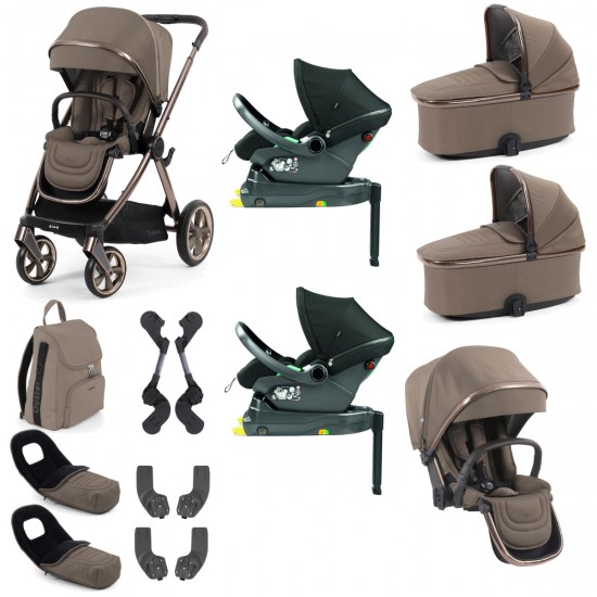Babystyle Oyster 4 Twin Primo Viaggio Lounge Travel System Bundle, Mink Babystyle Oyster 4 Twin Primo Viaggio Lounge Travel System Bundle, Mink