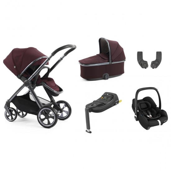 Babystyle Oyster 4 Essential 5 Piece Cabriofix i-Size Bundle, Mulberry Babystyle Oyster 4 Essential 5 Piece Cabriofix i-Size Bundle, Mulberry