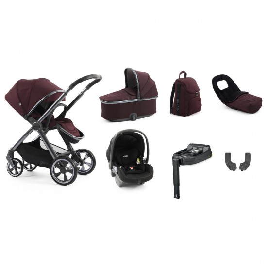 Babystyle Oyster 4 Luxury 7 Piece Primo Viaggio Lounge Bundle, Mulberry Babystyle Oyster 4 Luxury 7 Piece Primo Viaggio Lounge Bundle, Mulberry
