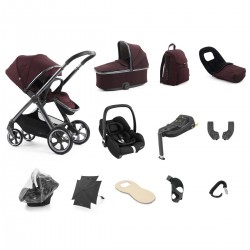 Babystyle Oyster 4 Ultimate 12 Piece Cabriofix i-Size Bundle, Mulberry