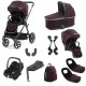 Babystyle Oyster 4 Tandem Cabriofix i-Size Travel System Bundle, Mulberry Babystyle Oyster 4 Tandem Cabriofix i-Size Travel System Bundle, Mulberry