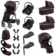 Babystyle Oyster 4 Twin Cabriofix i-Size Travel System Bundle, Mulberry Babystyle Oyster 4 Twin Cabriofix i-Size Travel System Bundle, Mulberry