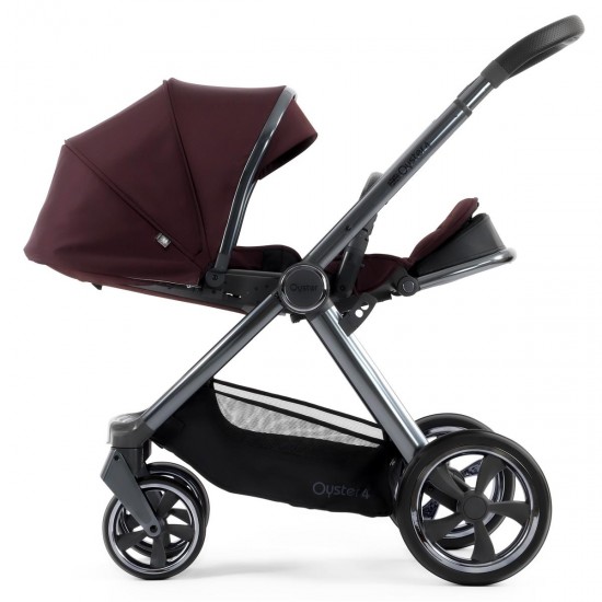 Babystyle Oyster 4 Pushchair + Carrycot, Mulberry Babystyle Oyster 4 Pushchair + Carrycot, Mulberry