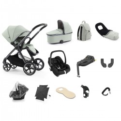 Babystyle Oyster 4 Ultimate 12 Piece Cabriofix i-Size Bundle, Pistachio