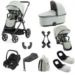 Babystyle Oyster 4 Tandem Cabriofix i-Size Travel System Bundle, Pistachio