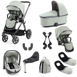 Babystyle Oyster 4 Tandem Travel System Bundle, Pistachio