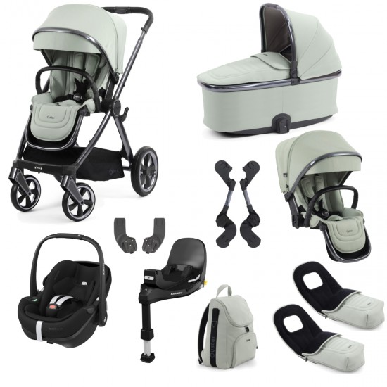 Babystyle Oyster 4 Tandem Pebble 360 Pro Travel System Bundle, Pistachio Babystyle Oyster 4 Tandem Pebble 360 Pro Travel System Bundle, Pistachio