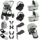 Babystyle Oyster 4 Twin Cabriofix i-Size Travel System Bundle, Pistachio Babystyle Oyster 4 Twin Cabriofix i-Size Travel System Bundle, Pistachio