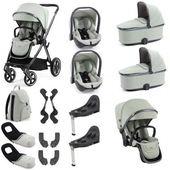 Babystyle Oyster 4 Twin Travel System Bundle, Pistachio Babystyle Oyster 4 Twin Travel System Bundle, Pistachio
