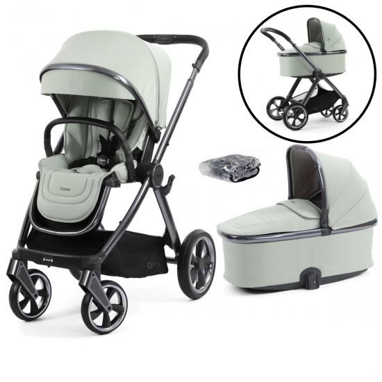 Babystyle Oyster 4 Pushchair + Carrycot, Pistachio Babystyle Oyster 4 Pushchair + Carrycot, Pistachio