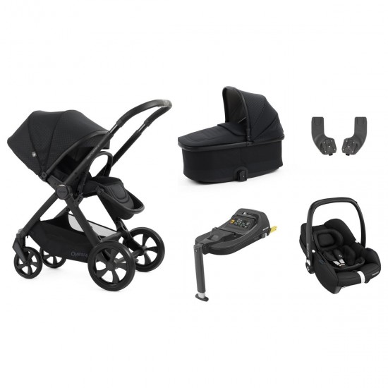 Babystyle Oyster 4 Essential 5 Piece Cabriofix i-Size Bundle, Raven Babystyle Oyster 4 Essential 5 Piece Cabriofix i-Size Bundle, Raven