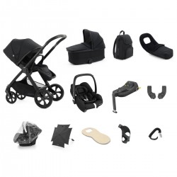 Babystyle Oyster 4 Ultimate 12 Piece Cabriofix i-Size Bundle, Raven