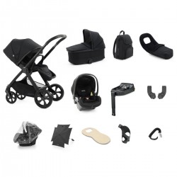 Babystyle Oyster 4 Ultimate 12 Piece Primo Viaggio Lounge Bundle, Raven