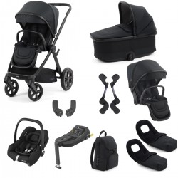 Babystyle Oyster 4 Tandem Cabriofix i-Size Travel System Bundle, Raven