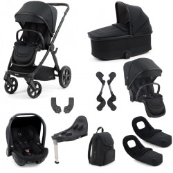 Babystyle Oyster 4 Tandem Travel System Bundle, Raven