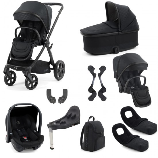 Babystyle Oyster 4 Tandem Travel System Bundle, Raven