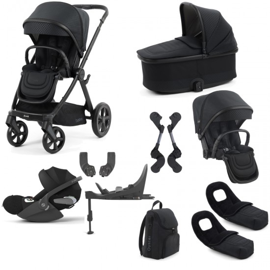 Babystyle Oyster 4 Tandem Cloud T Travel System Bundle, Raven Babystyle Oyster 4 Tandem Cloud T Travel System Bundle, Raven