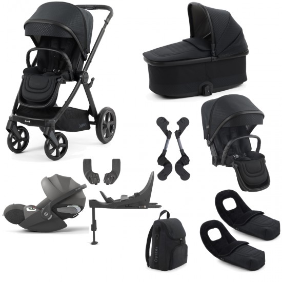 Babystyle Oyster 4 Tandem Cloud T Travel System Bundle, Raven Babystyle Oyster 4 Tandem Cloud T Travel System Bundle, Raven