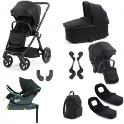 Babystyle Oyster 4 Tandem Primo Viaggio Lounge Travel System Bundle, Raven