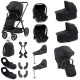 Babystyle Oyster 4 Twin Travel System Bundle, Raven Babystyle Oyster 4 Twin Travel System Bundle, Raven