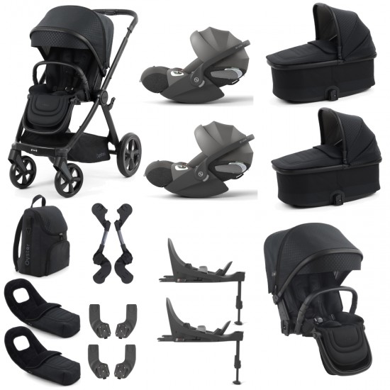 Babystyle Oyster 4 Twin Cloud T Travel System Bundle, Raven Babystyle Oyster 4 Twin Cloud T Travel System Bundle, Raven