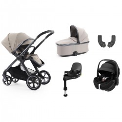 Babystyle Oyster 4 Essential 5 Piece Pebble 360 Pro Bundle, Stone