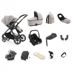 Babystyle Oyster 4 Ultimate 12 Piece Cabriofix i-Size Bundle, Stone