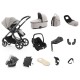 Babystyle Oyster 4 Ultimate 12 Piece Cabriofix i-Size Bundle, Stone Babystyle Oyster 4 Ultimate 12 Piece Cabriofix i-Size Bundle, Stone