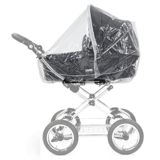 Babystyle Prestige Vogue 2 in 1 Pram, Black/Gold/Flint