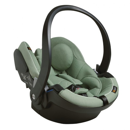 BeSafe iZi Go Modular I-Size Group 0+ Car Seat, Sea Green Melange