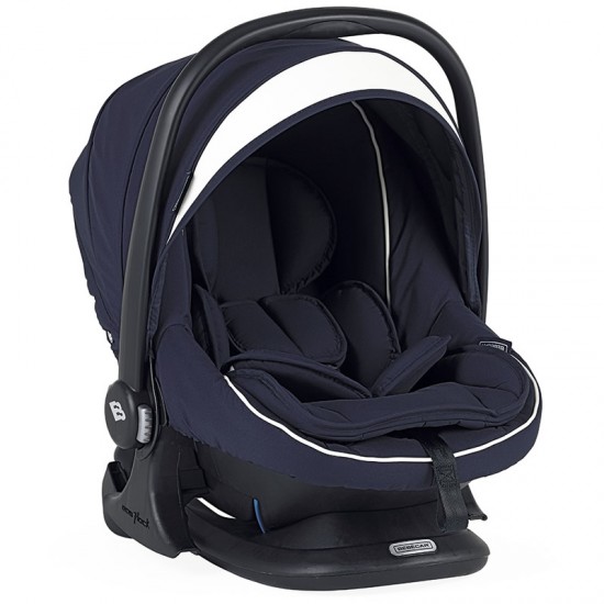 Bebecar Stylo Class+ Classic 3 in 1 Pram + Raincover & FREE Bag, Oxford Blue