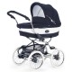 Bebecar Stylo Class+ Classic Pram + Lie Flat Car Seat Travel System + Raincover & LA3 Kit, Oxford Blue Bebecar Stylo Class+ Classic Pram + Lie Flat Car Seat Travel System + Raincover & LA3 Kit, Oxford Blue