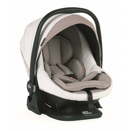 Bebecar Stylo Class+ Special Pram + Lie Flat Car Seat Travel System, Raincover & FREE Bag, Iced Mocha