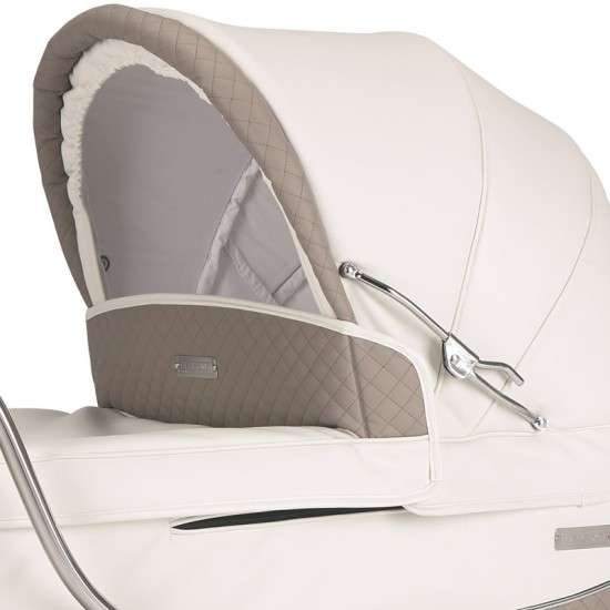 Bebecar Stylo Class+ Special Pram + Lie Flat Car Seat Travel System, Raincover & FREE Bag, Iced Mocha