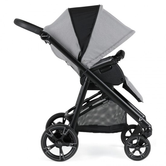 Bebecar V Cross Sport Complete Travel System + Lie Flat Car Seat, Raincover & LA3 Kit, Cloud Grey - 2025 BLACK FRIDAY DEAL