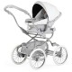 Bebecar Stylo Class+ Special Pram + Lie Flat Car Seat Travel System, Raincover & FREE Bag, Clouds