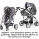 Bebecar Ip-Op Classic XL Trio 3 in 1 Travel System + Lie Flat Car Seat, Raincover & FREE Bag, Polished Pebble