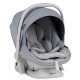 Bebecar V-Pack Complete Travel System + Lie Flat Car Seat, Raincover, LA3 Kit & FREE Footmuff, Smokey Blue