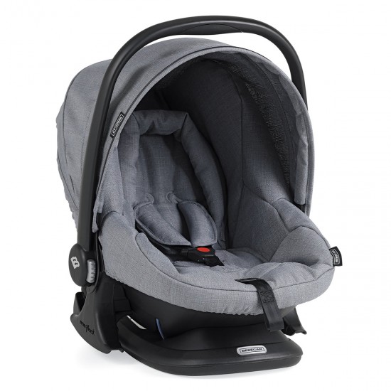 Bebecar Compact Trio 3 in 1 Travel System + Raincover & FREE Bag, Earl Grey