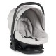 Bebecar Flowy Trio 3 in 1 Travel System + Raincover, FREE Bag & Footmuff, Light Grey / Chrome