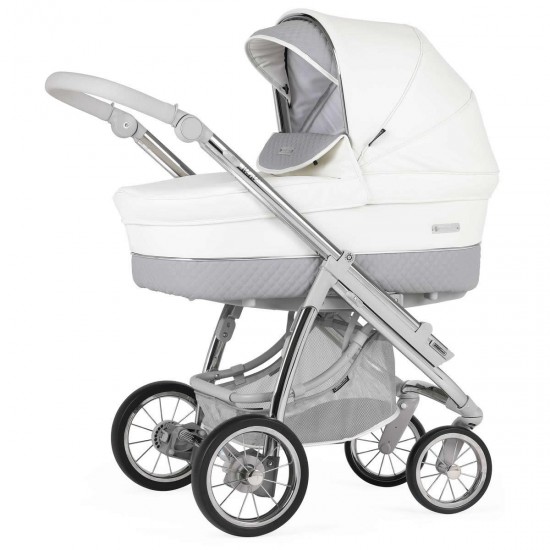 Bebecar Ip-Op Classic XL Duo 2 in 1 Pram + Raincover, Dove Grey Bebecar Ip-Op Classic XL Duo 2 in 1 Pram + Raincover, Dove Grey